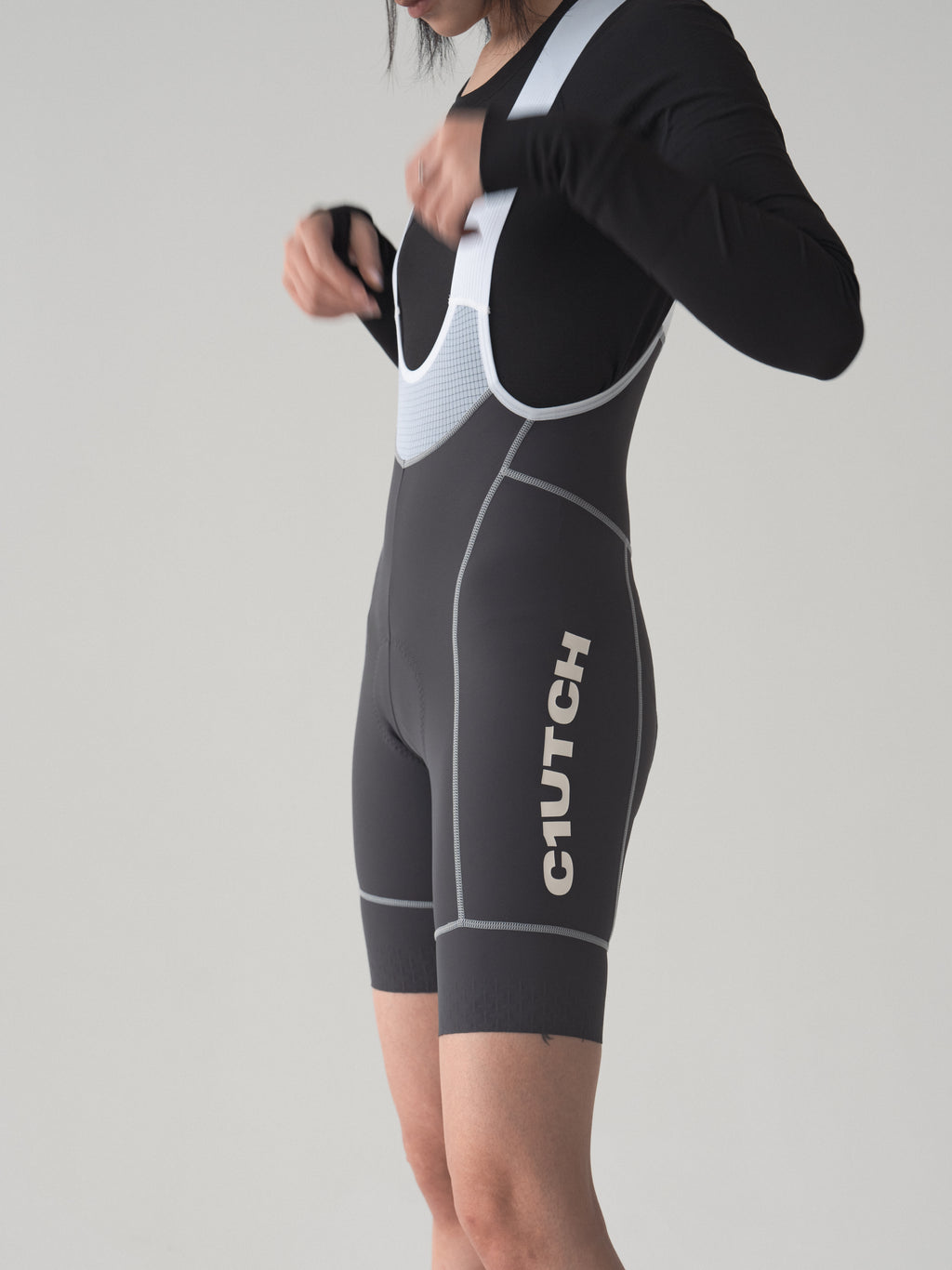 C1.2.5碳灰骑行短裤