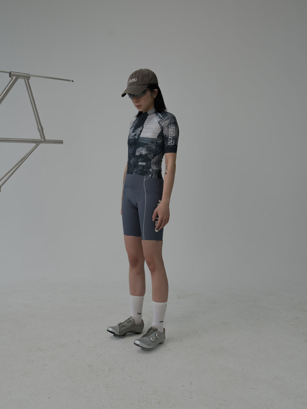 C1.2.11蓝灰骑行短裤